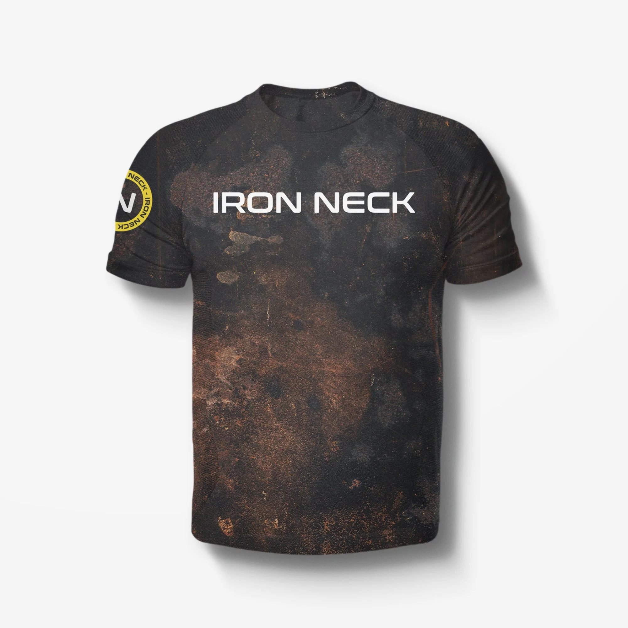 Built Not Born SS BJJ Rash Guard - Grunge - Image 4