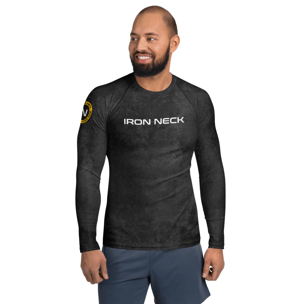 Choke The Ego LS BJJ Rash Guard - Black - Image 7
