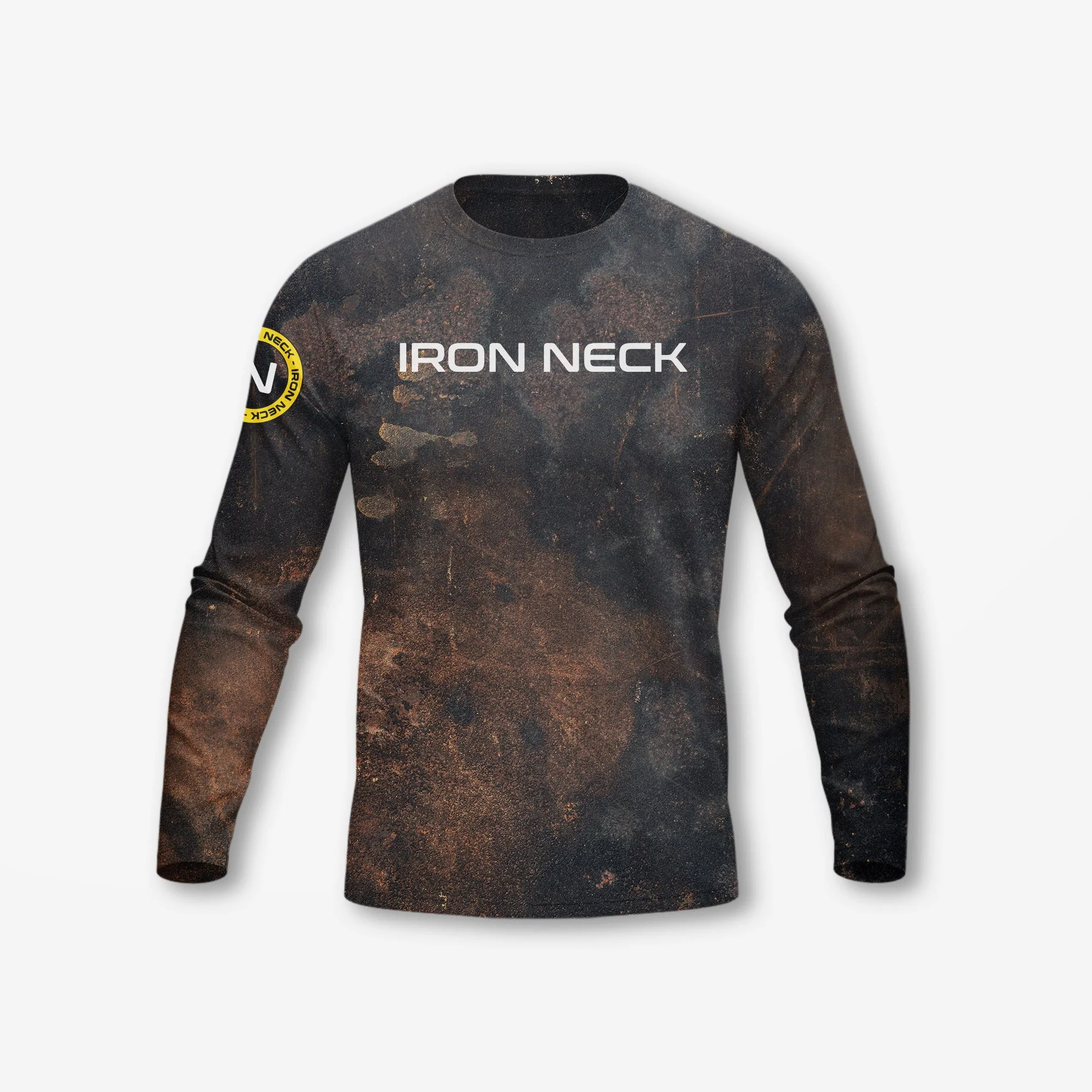 Choke The Ego LS BJJ Rash Guard - Grunge - Image 4