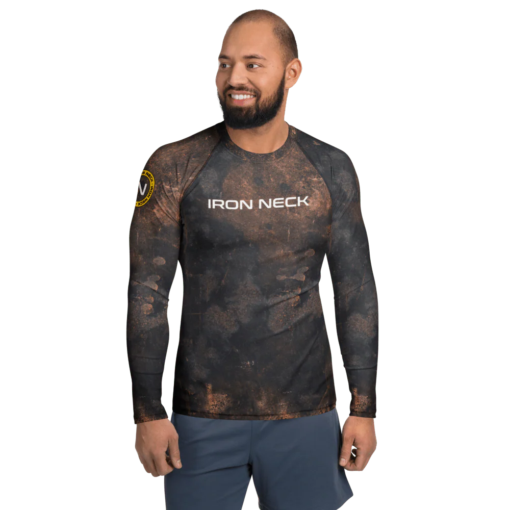 Choke The Ego LS BJJ Rash Guard - Grunge - Image 7