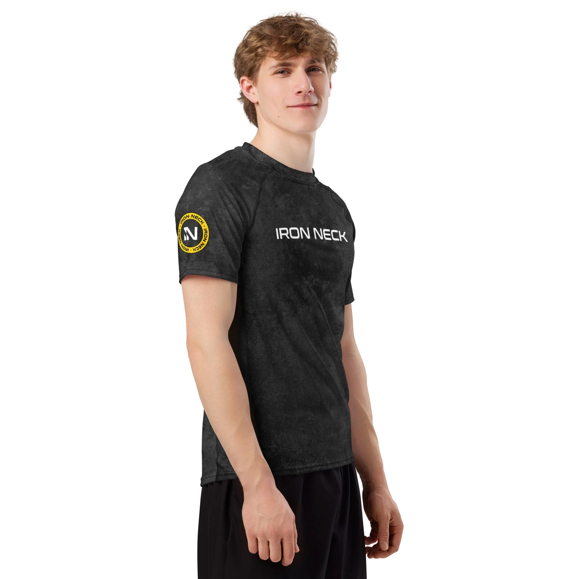 Choke The Ego SS BJJ Rash Guard - Black - Image 8