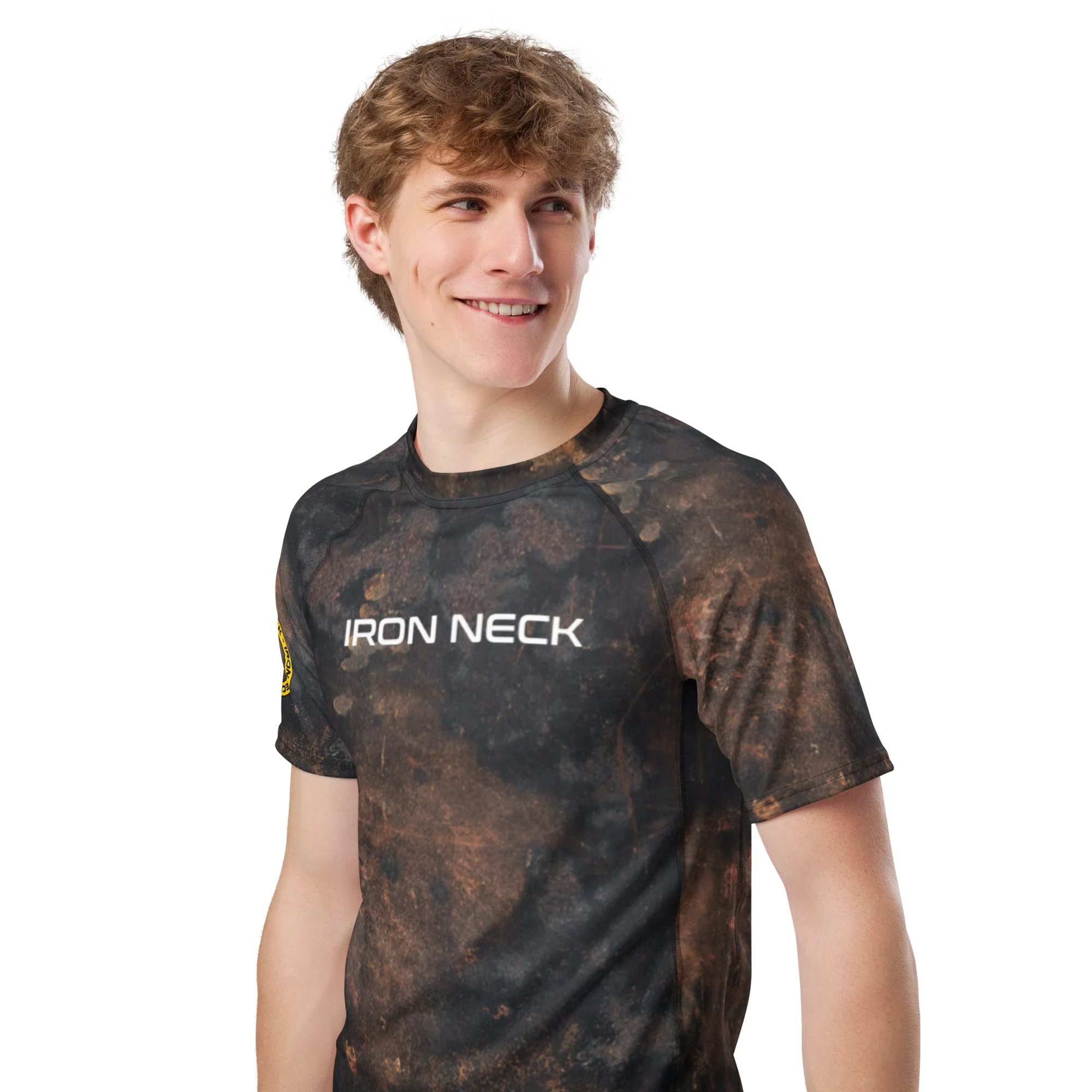 Choke The Ego SS BJJ Rash Guard - Grunge - Image 7