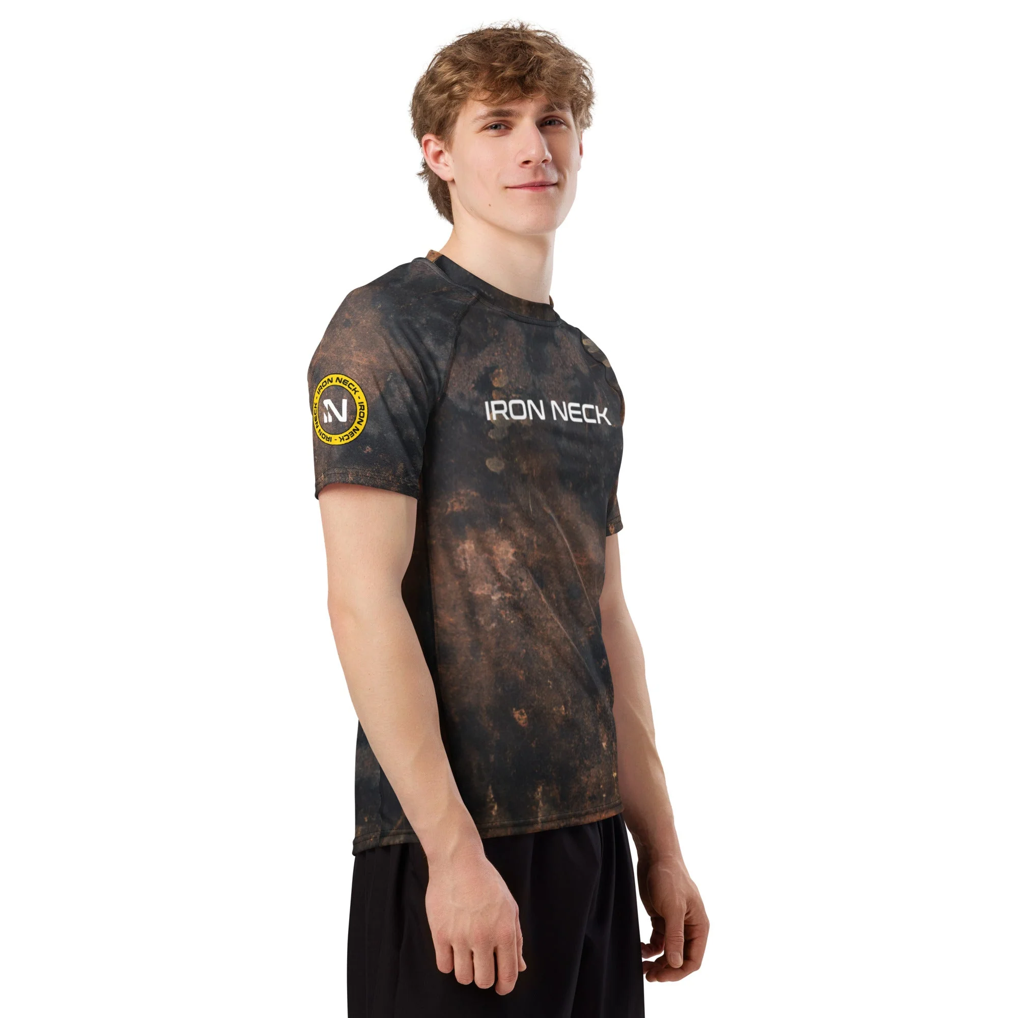 Choke The Ego SS BJJ Rash Guard - Grunge - Image 8