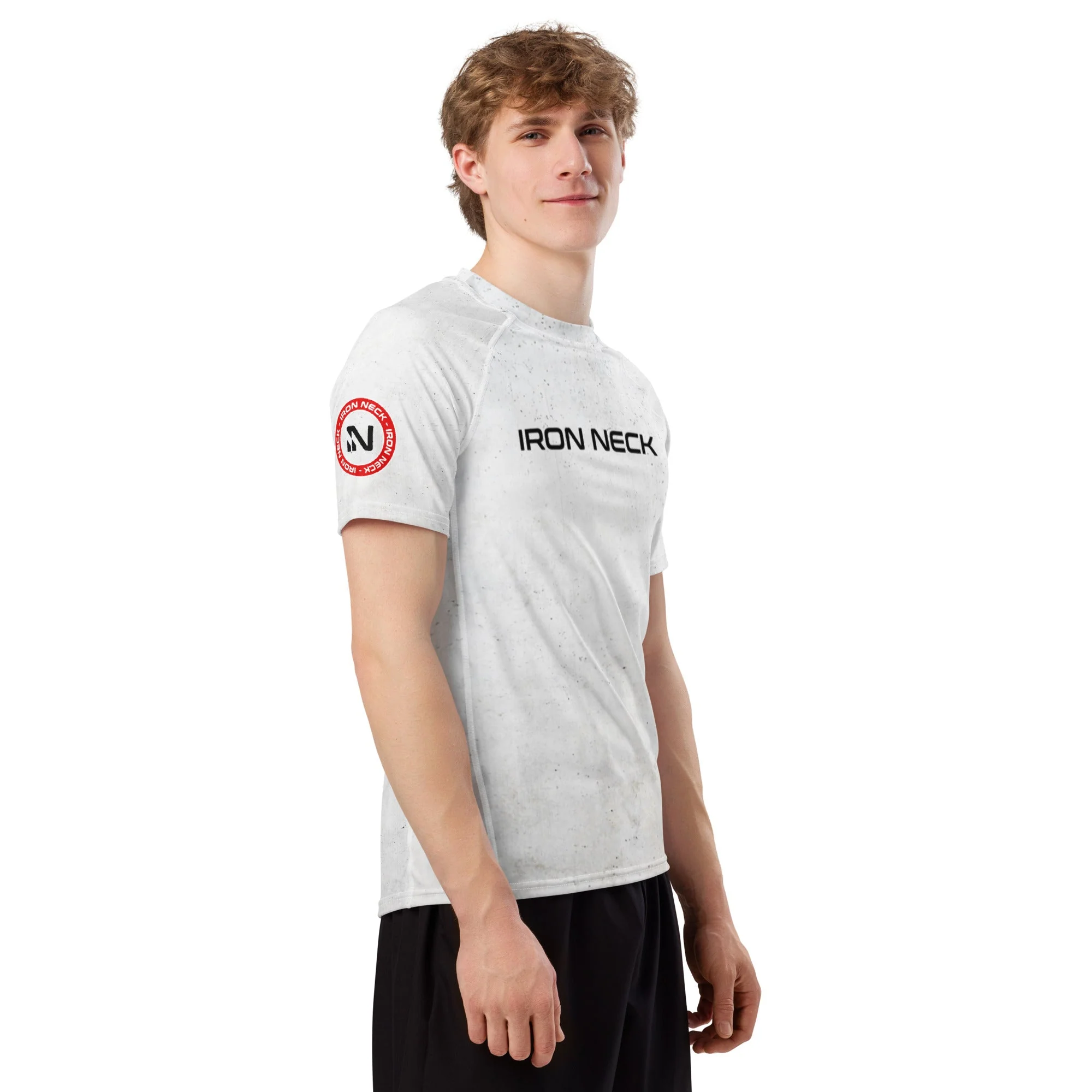 Choke The Ego SS BJJ Rash Guard - White - Image 8